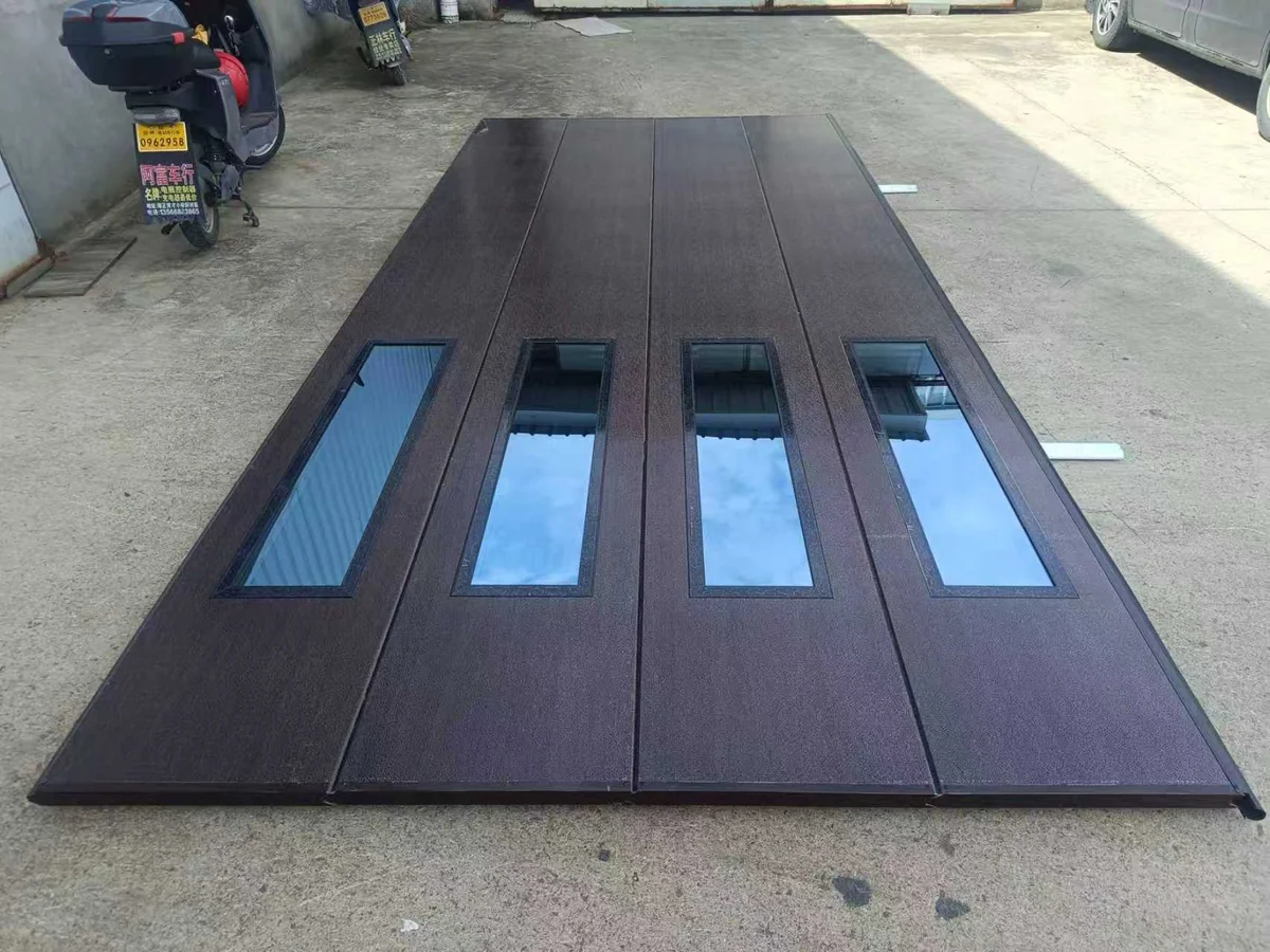 Секционные гаражные ворота с электроприводом - изображение 3